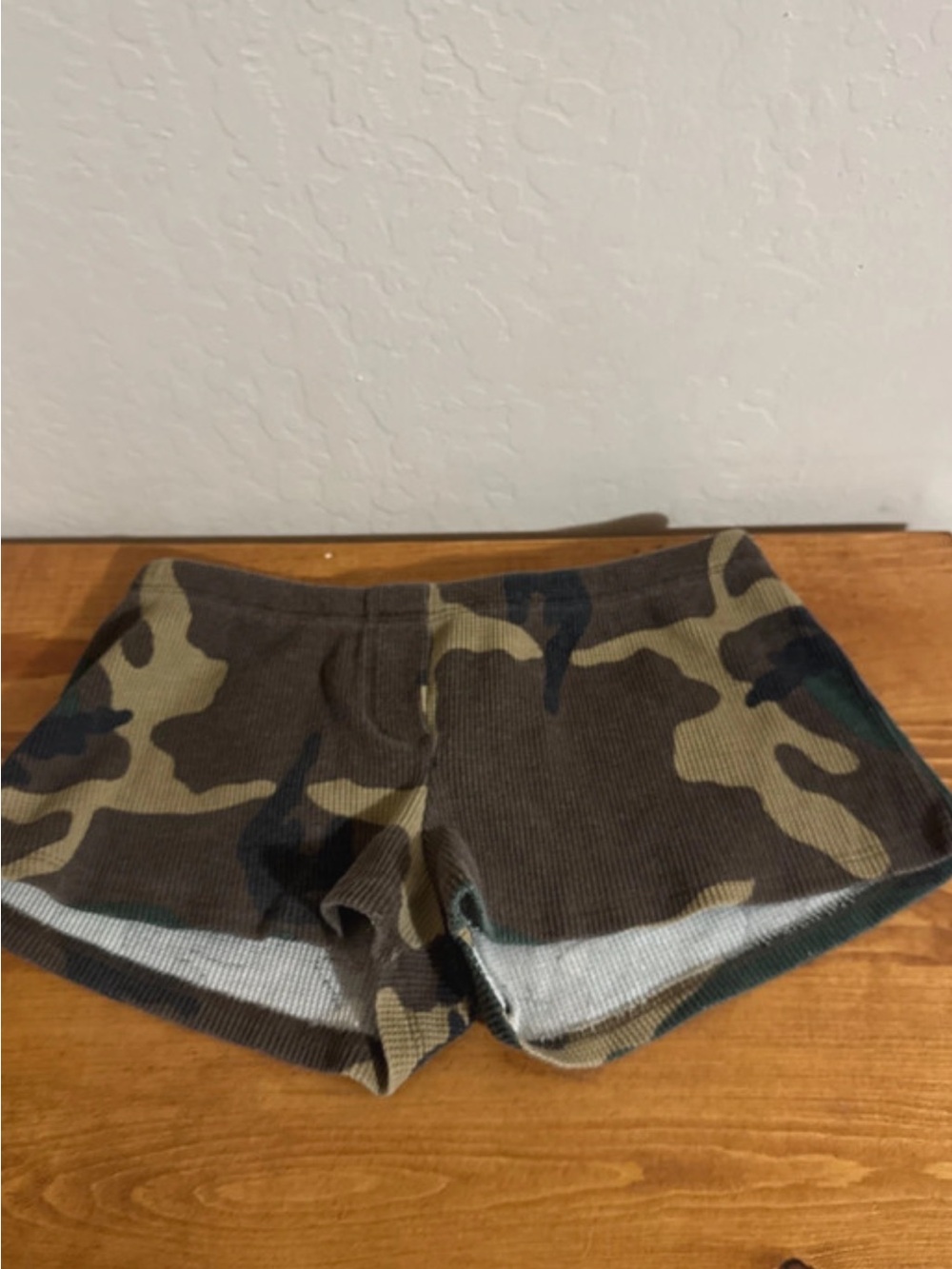 New Brandy Melville camo thermal underwear shorts Size Small